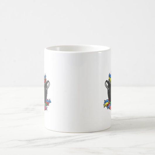 Trick oder Treat Candy Cauldron Kaffeetasse (Mittel)