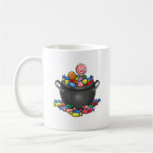 Trick oder Treat Candy Cauldron Kaffeetasse (Links)