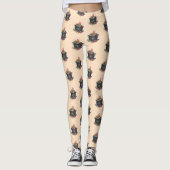 Trick oder Treat Candy Cauldron Leggings (Vorderseite)