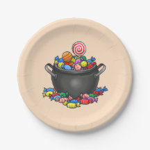 Trick oder Treat Candy Cauldron