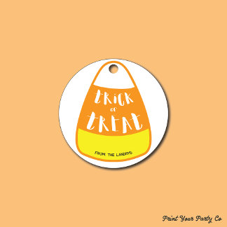 Trick oder Treat Candy Corn Gift Tag Geschenkanhänger