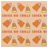 Trick oder Treat Candy Corn Orange Halloween-Party Stoff (Nahaufnahme)