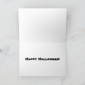 Trick oder Treat Candy Halloween Card Karte (Innenseite)