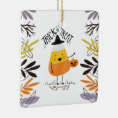 Trick oder Treat Candy Mais Halloween | Keramik-Or Keramikornament (Rechts)