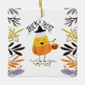 Trick oder Treat Candy Mais Halloween | Keramik-Or Keramikornament (Vorderseite)