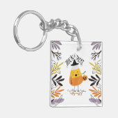 Trick oder Treat Candy Mais Halloween | Schlüssela Schlüsselanhänger (Vorderseite links)