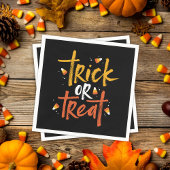 Trick oder Treat Candy Mais Halloween Serviette