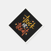 Trick oder Treat Candy Mais Halloween Serviette (Ecke)