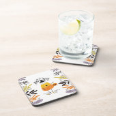 Trick oder Treat Candy Mais Halloween | Untersetze Getränkeuntersetzer (Rechte Seite)