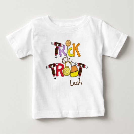 Trick oder Treat Candy T - Shirt (Vorderseite)