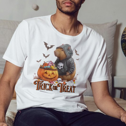 Trick oder Treat Capybara Halloween Funny T-Shirt