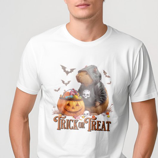 Trick oder Treat Capybara Halloween Funny T-Shirt
