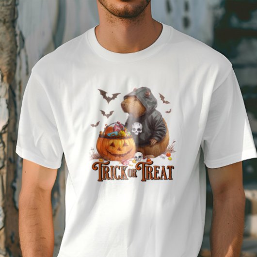 Trick oder Treat Capybara Halloween Funny T-Shirt