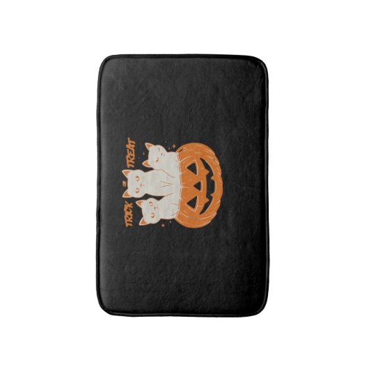 Trick oder Treat Cats Klassischer T - Shirt Badematte (Vorderseite Vertikal)