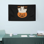 Trick oder Treat Cats Klassischer T - Shirt Banner (Messeveranstaltung)