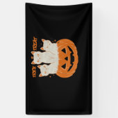 Trick oder Treat Cats Klassischer T - Shirt Banner (Vertikal)
