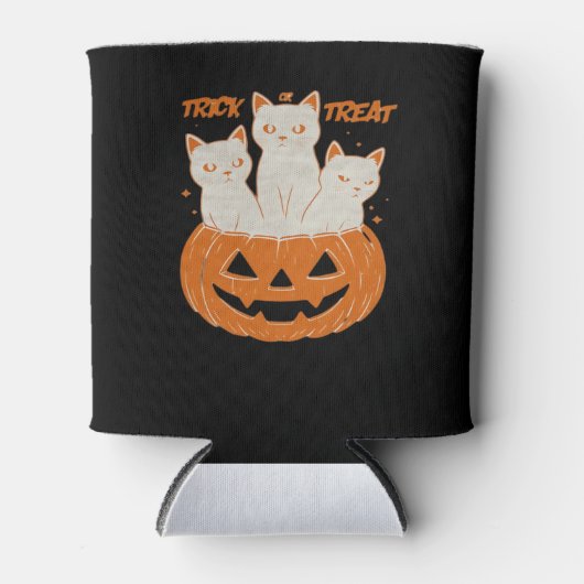 Trick oder Treat Cats Klassischer T - Shirt Dosenkühler (Vorderseite)