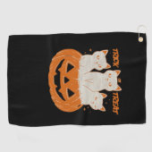 Trick oder Treat Cats Klassischer T - Shirt Golfhandtuch (Horizontal)