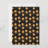 Trick oder Treat Celebrate Pumpkin Candy personali Einladung (Rückseite)