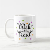 Trick oder Treat Confetti | Halloween Kaffeetasse (Links)