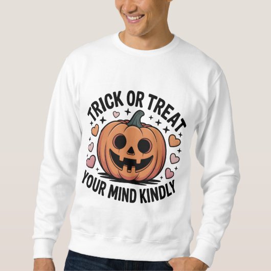 Trick oder Treat - Cooles Halloween-Sweatshirt Sweatshirt (Vorderseite)