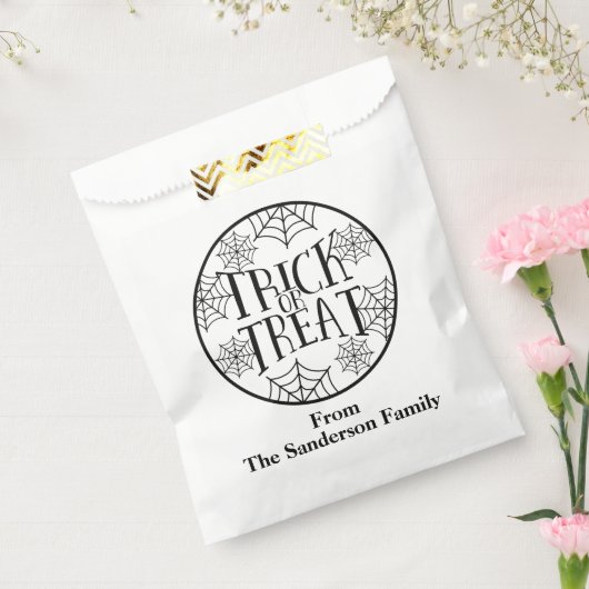 Trick oder Treat Custom Halloween Favor Bags Geschenktütchen (Versiegelt)