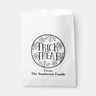 Trick oder Treat Custom Halloween Favor Bags Geschenktütchen