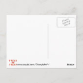 Trick oder Treat Decorween Postkarten (Rückseite)