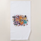 Trick oder Treat dich selbst Strandtuch (Vorderseite)