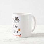 Trick oder Treat - Dolcetto o Scherzetto Halloween Kaffeetasse (VorderseiteRechts)