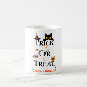 Trick oder Treat - Dolcetto o Scherzetto Halloween Kaffeetasse