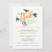 Trick oder Treat Drive durch Kinderdusche Einladun Einladung (Vorderseite)