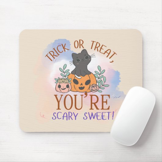 Trick oder Treat Du bist Beängstigend süß Mousepad (Mit Mouse)
