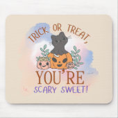 Trick oder Treat Du bist Beängstigend süß Mousepad (Vorne)
