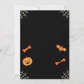 Trick oder Treat, Einladung zu Halloween (Rückseite)