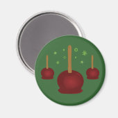 Trick oder Treat fantasievolle Äpfel Magnet (Vorderseite/Rückseite)