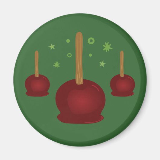 Trick oder Treat fantasievolle Äpfel Magnet (Vorne)
