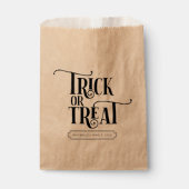 Trick oder Treat Favor Bag Geschenktütchen (Vorderseite)