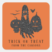 Trick oder Treat Favor Halloween Ghost Pumpkins Ba