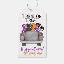 Trick oder Treat Favor Tag Geschenkanhänger