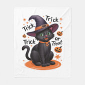 Trick oder Treat Fleecedecke (Vorderseite)