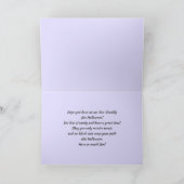 Trick oder Treat. Fun Ghost, Pumpkin Girl, Raven Karte (Innenseite)