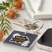 Trick oder Treat Fun Schlüsselanhänger (Vorderseite rechts)