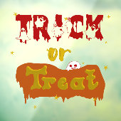 Trick oder Treat Funny Boo Halloween Fensteraufkleber (Blatt 3)