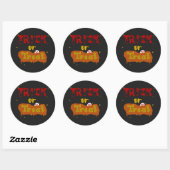 Trick oder Treat Funny Boo Halloween Sticker (Blatt)