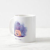 Trick oder Treat Funny Halloween Tasse (Vorderseite Links)