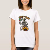 Trick oder Treat Funny T-Shirt (Vorderseite)