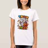Trick oder Treat Funny T-Shirt (Vorderseite)
