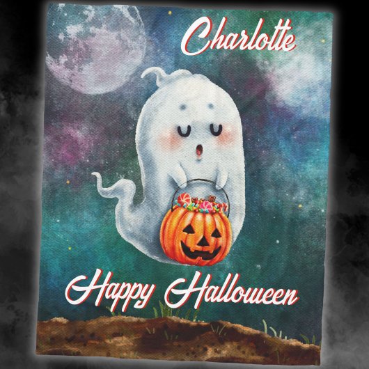 Trick oder Treat, Geister sind süß glücklich Hallo Fleecedecke