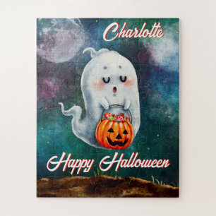 Trick oder Treat, Geister sind süß glücklich Hallo Puzzle
